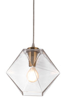 Zuo Modern Jenny Ceiling Lamp Brass
