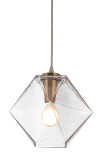 Zuo Modern Jenny Ceiling Lamp Brass