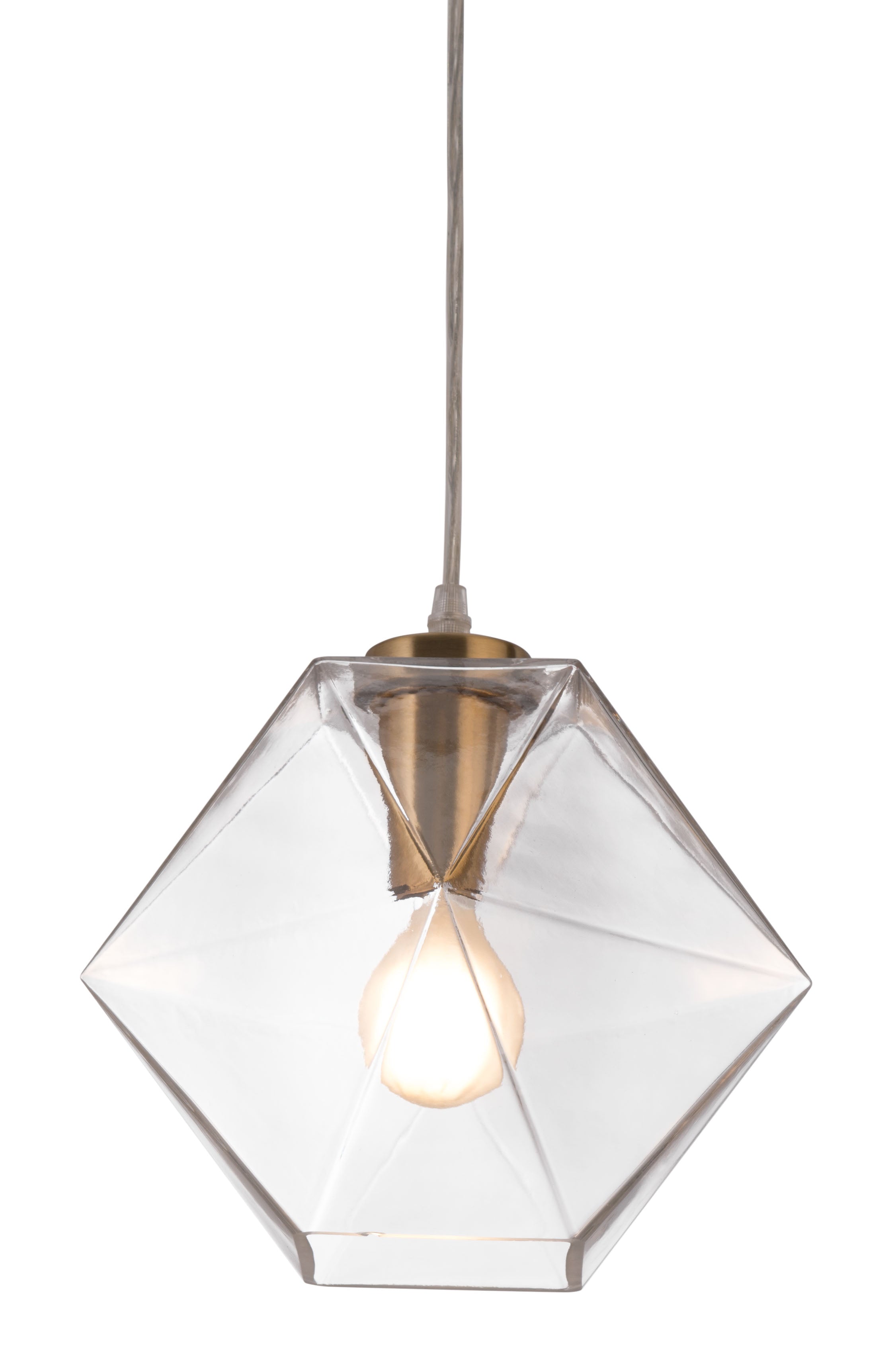 Zuo Modern Jenny Ceiling Lamp Brass