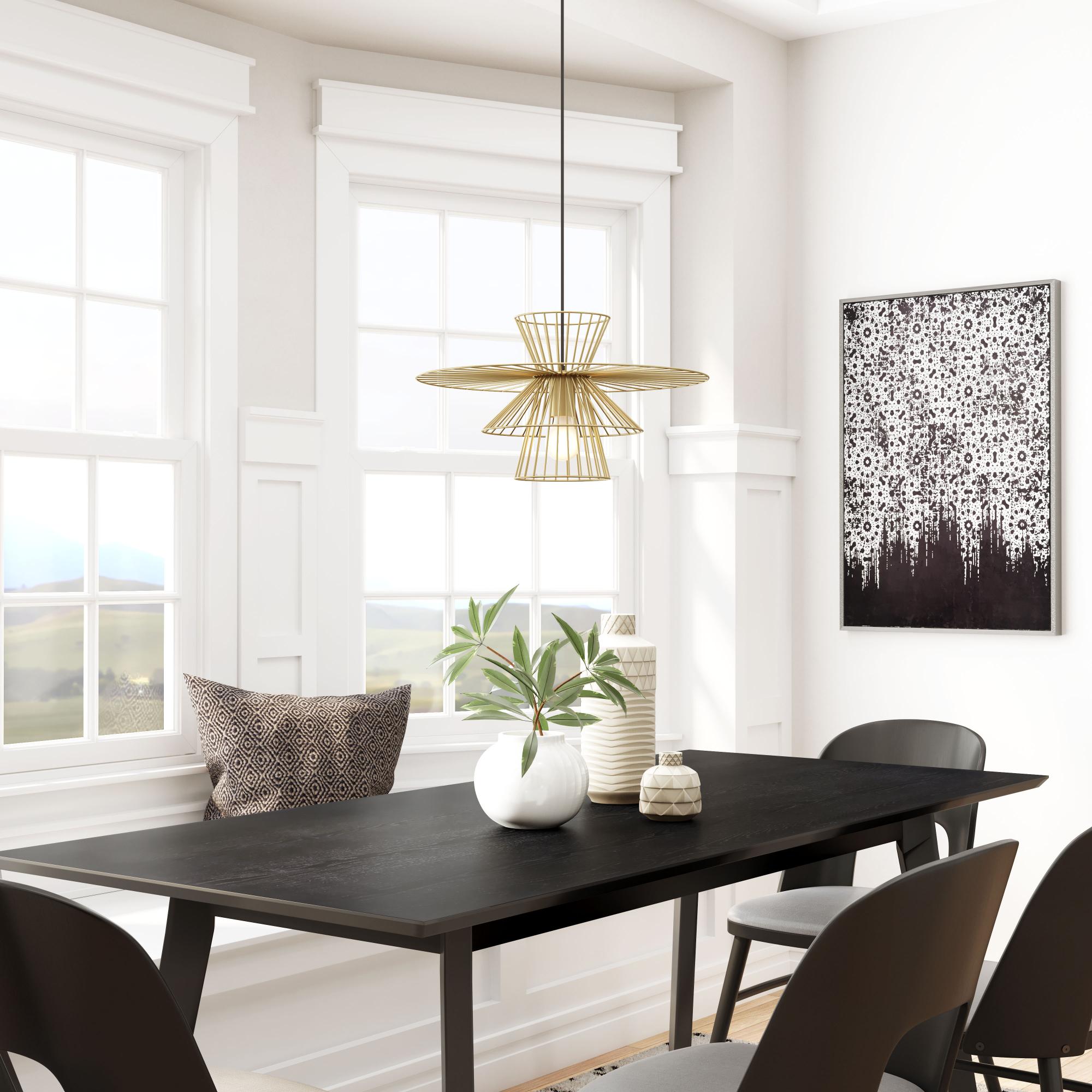 Zuo Modern Azzi Ceiling Lamp Gold