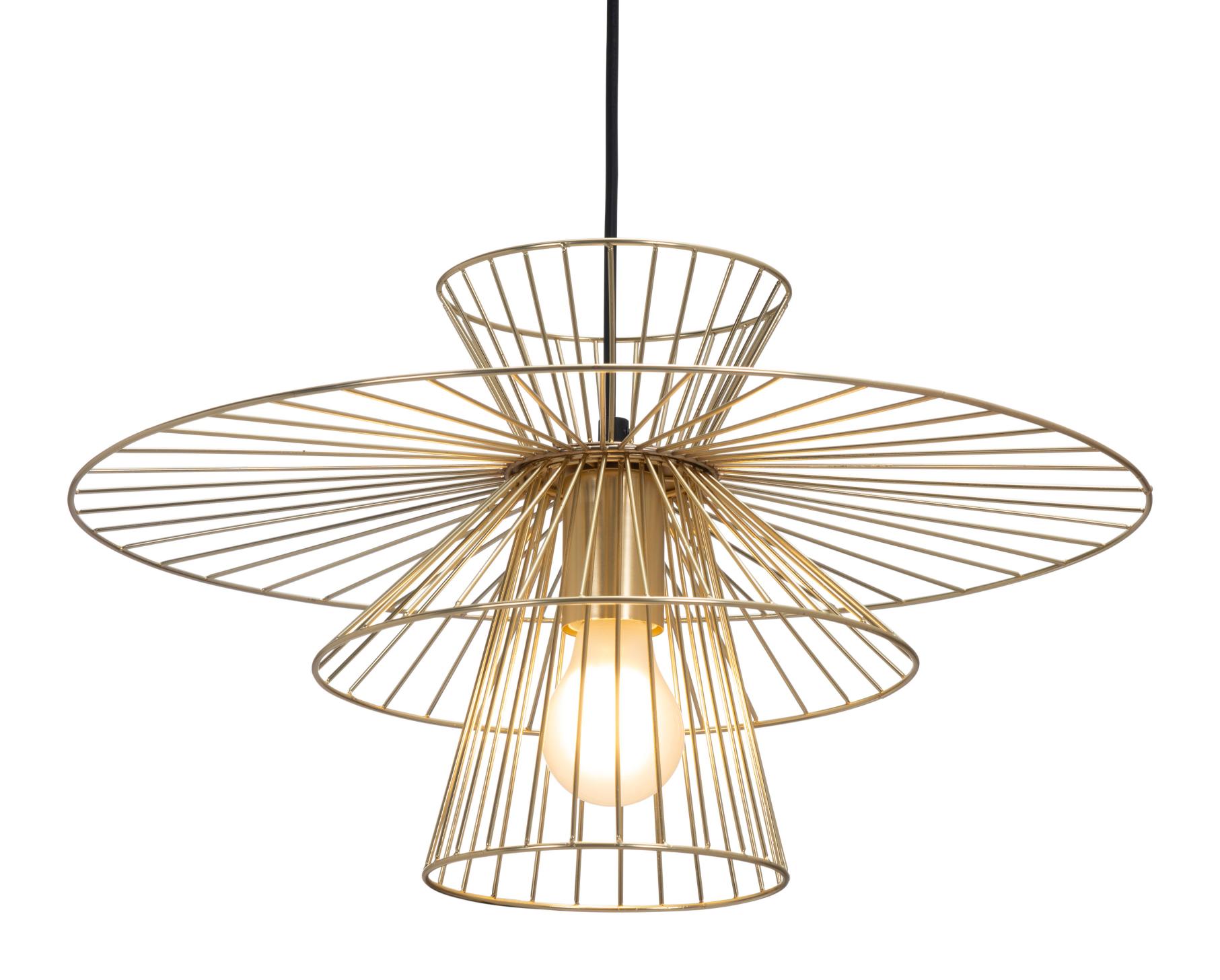 Zuo Modern Azzi Ceiling Lamp Gold