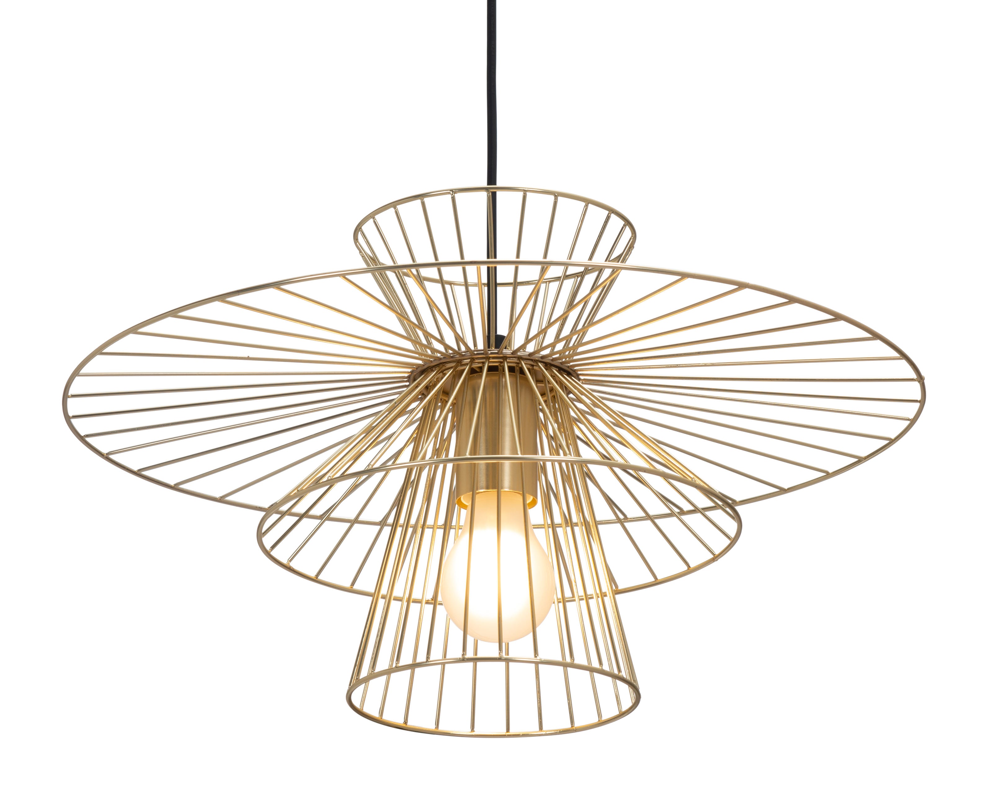 Zuo Modern Azzi Ceiling Lamp Gold