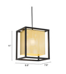 Zuo Modern Yves Ceiling Lamp Gold And Black