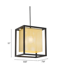 Zuo Modern Yves Ceiling Lamp Gold And Black