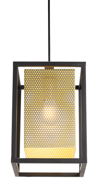 Zuo Modern Yves Ceiling Lamp Gold And Black