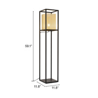 Zuo Modern Yves Floor Lamp Gold And Black