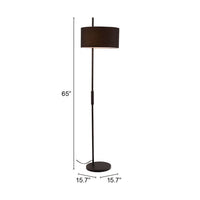 Zuo Modern Lonte Floor Lamp Black