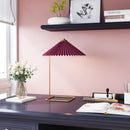 Zuo Modern Charo Table Lamp Red And Gold