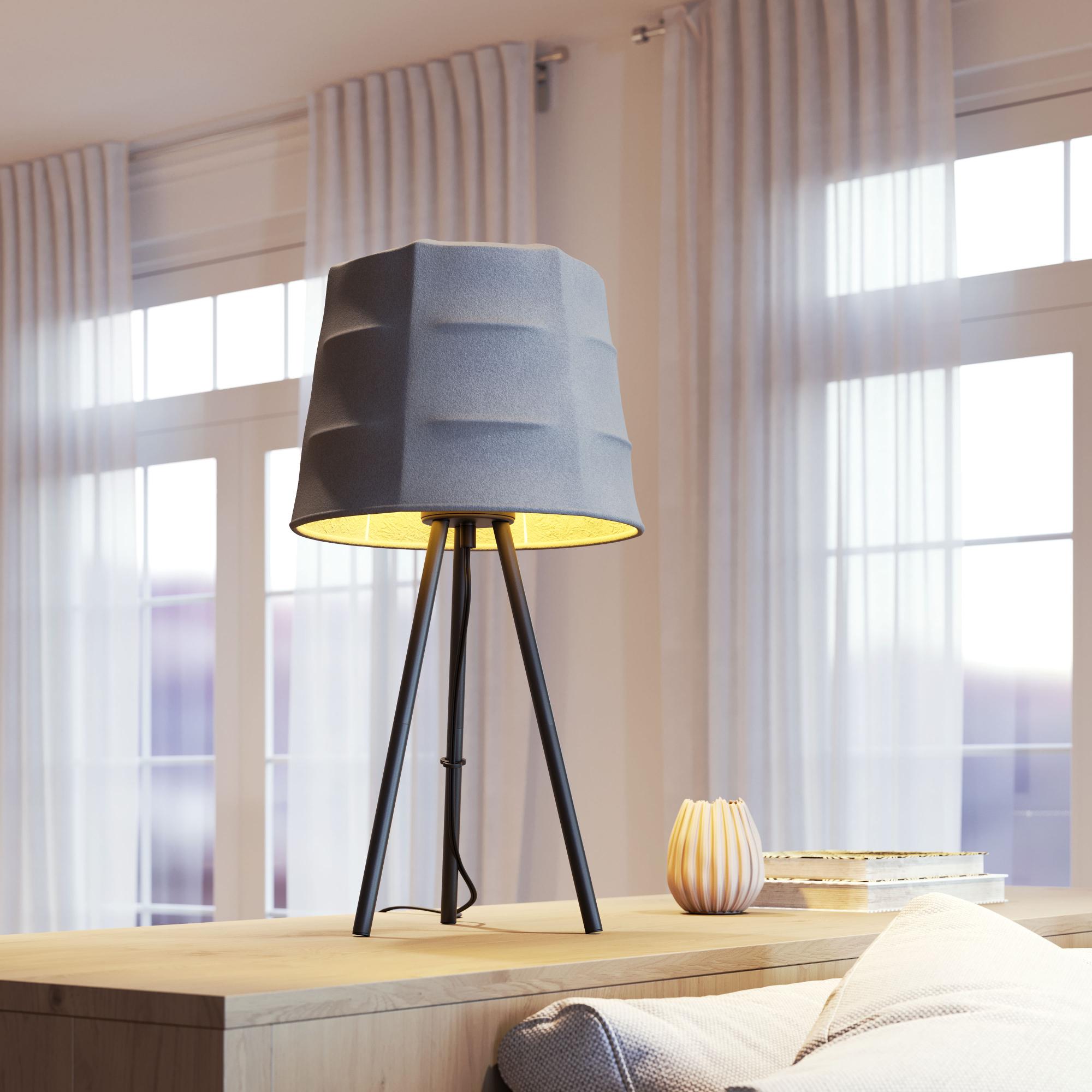 Zuo Modern Mozzi Table Lamp Gray And Black