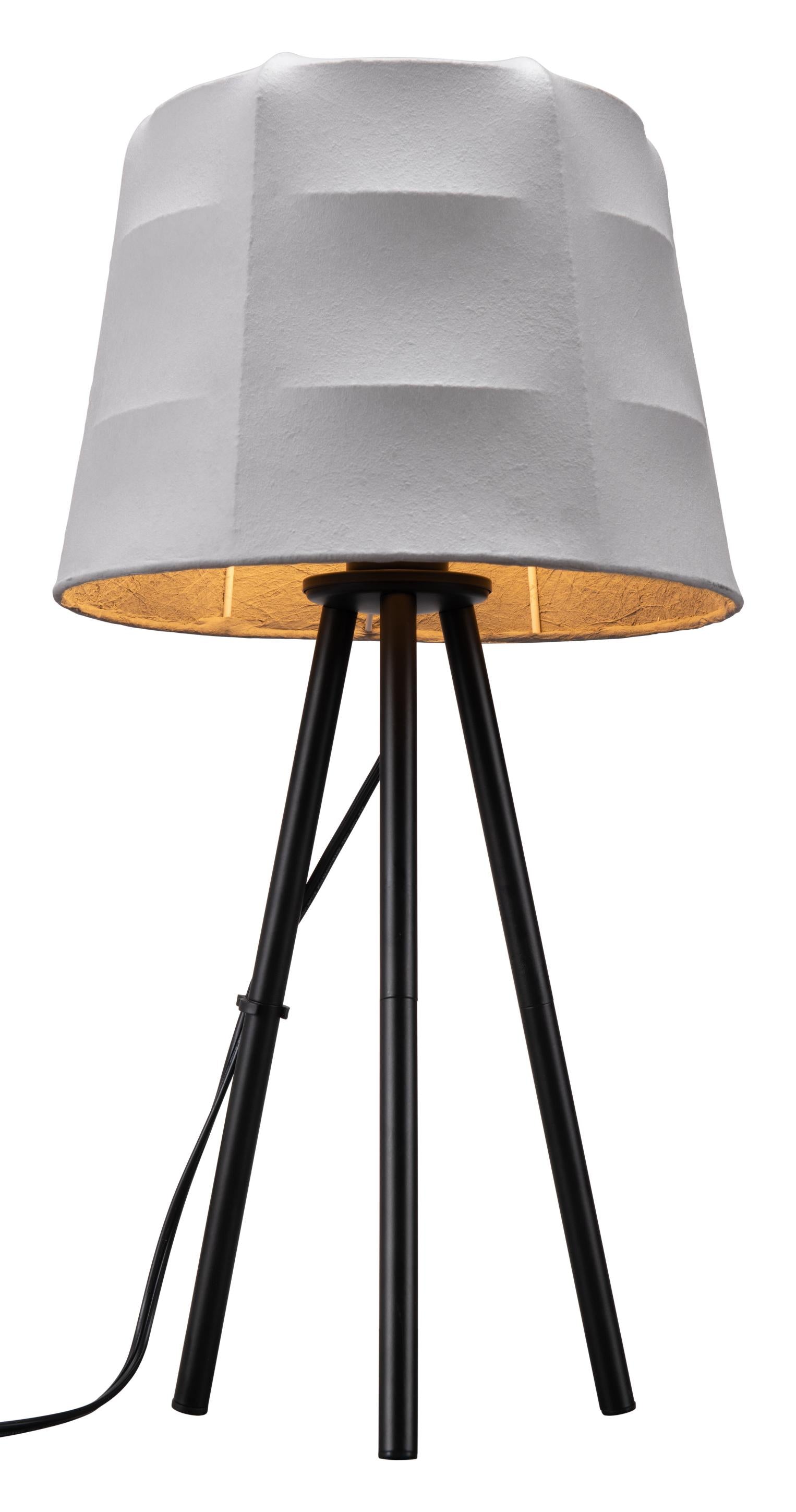 Zuo Modern Mozzi Table Lamp Gray And Black