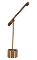 Zuo Modern Kippy Table Lamp Brown And Brass