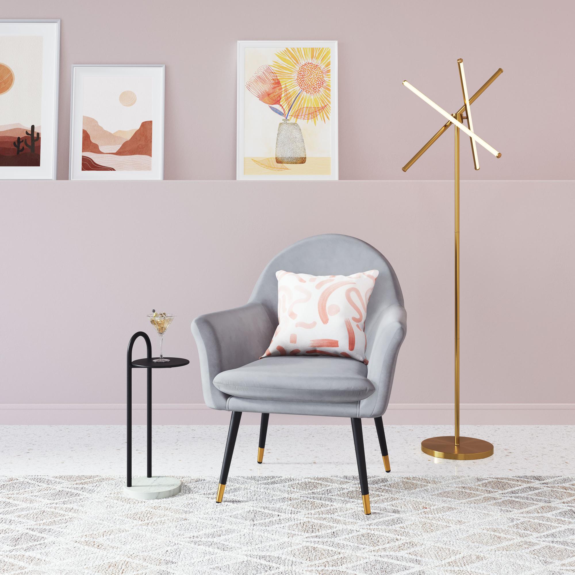 Zuo Modern Garza Floor Lamp Brass