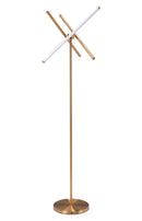 Zuo Modern Garza Floor Lamp Brass