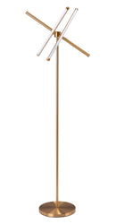 Zuo Modern Garza Floor Lamp Brass