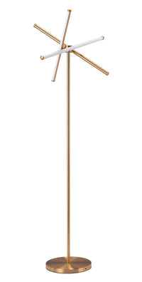 Zuo Modern Garza Floor Lamp Brass