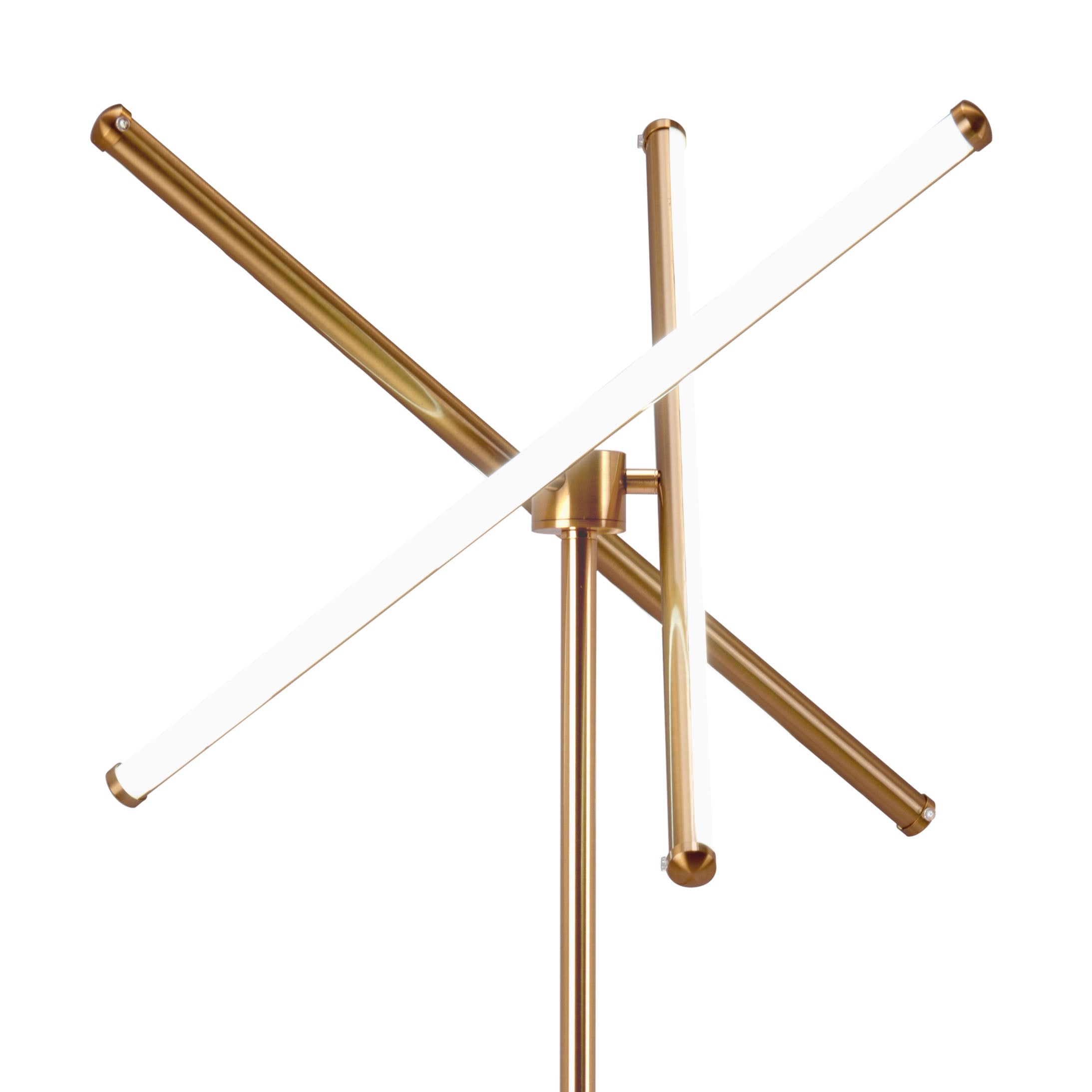 Zuo Modern Garza Floor Lamp Brass