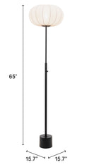 Zuo Modern Wisteria Floor Lamp White