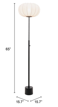 Zuo Modern Wisteria Floor Lamp White