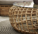 Cane-Line Nest Footstool/Coffee Table - Large