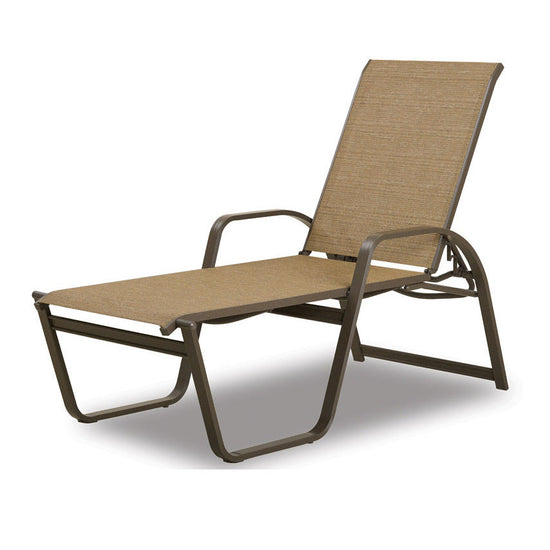 Telescope Casual Aruba II Sling Four-Position Lay-flat Stacking Armless Chaise