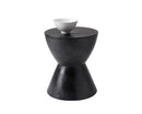 Sunpan Logan End Table - Anthracite Grey / Black / White