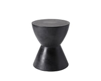 Sunpan Logan End Table - Anthracite Grey / Black / White