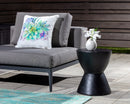 Sunpan Logan End Table - Anthracite Grey / Black / White