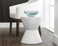 Sunpan Logan End Table - Anthracite Grey / Black / White