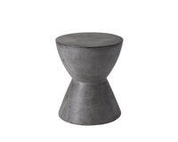 Sunpan Logan End Table - Anthracite Grey / Black / White