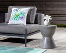 Sunpan Logan End Table - Anthracite Grey / Black / White