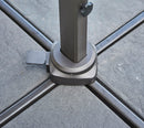 Cane-Line Hyde Luxe Tilt Parasol 118.2 x 118.2 Inches - Aluminium