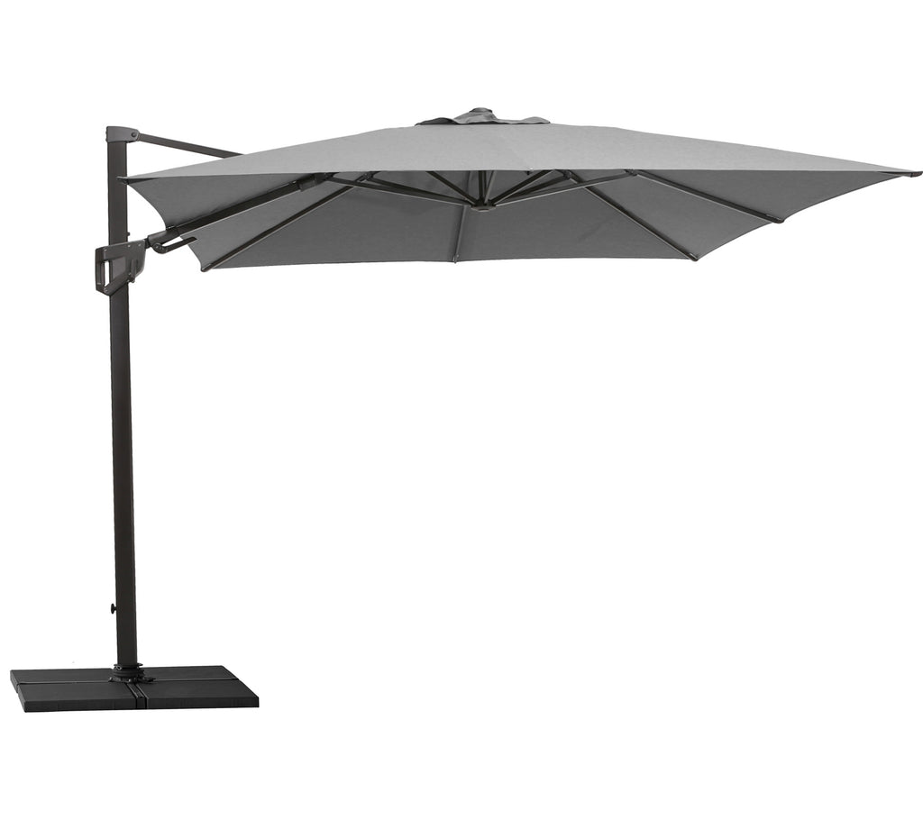 Cane-Line Hyde Luxe Tilt Parasol 118.2 x 118.2 Inches - Aluminium