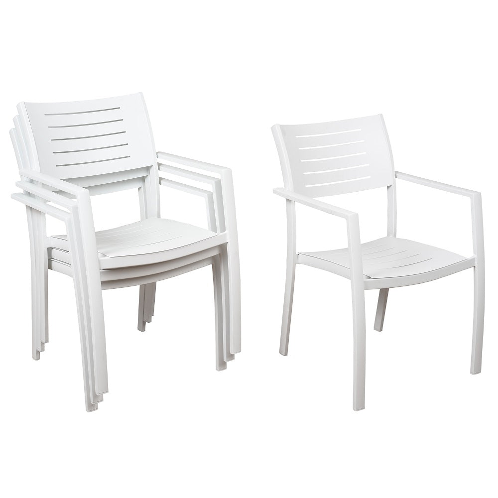 International Home Miami Atlantic Noordam 7 Piece Rectangular Patio Dining Set
