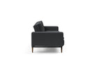 Innovation Living Dublexo Sofa With Arms in Dark Wood/Stainless Steel