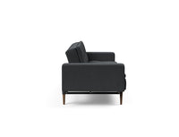 Innovation Living Dublexo Sofa With Arms in Dark Wood/Stainless Steel