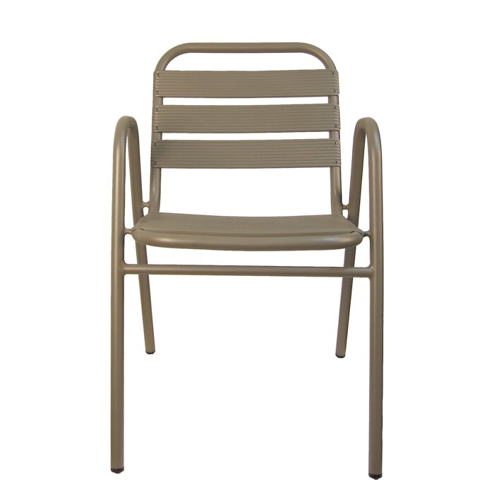 H&D Seating All Aluminum Stacking Patio Dining Chair