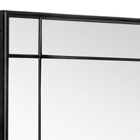 Sunpan Pasadena Floor Mirror Black / Brass