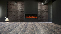 Amantii 60" Unit - 10 5/8" In Depth 3 Sided Glass Fireplace