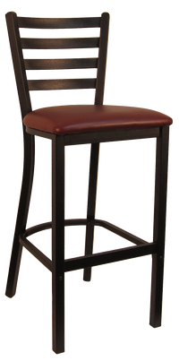 H&D Seating Ladder Back Metal Barstool 6145B