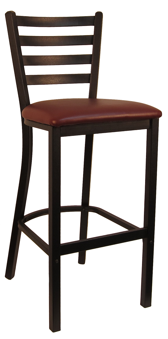 H&D Seating Ladder Back Metal Barstool 6145B
