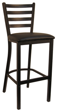 H&D Seating Ladder Back Metal Barstool 6145B