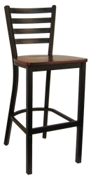 H&D Seating Ladder Back Metal Barstool 6145B