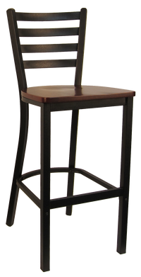 H&D Seating Ladder Back Metal Barstool 6145B