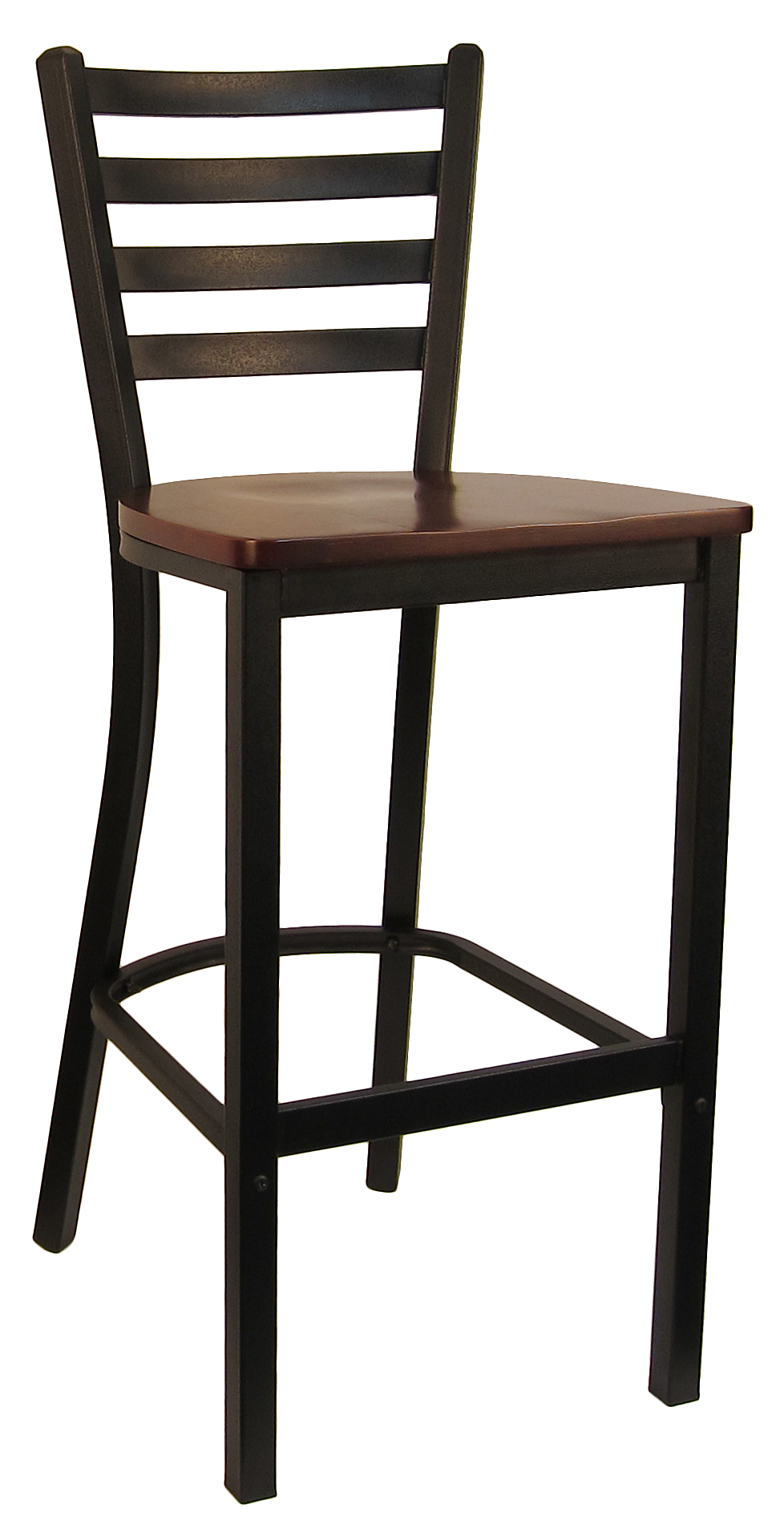 H&D Seating Ladder Back Metal Barstool 6145B