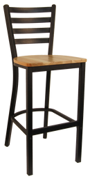 H&D Seating Ladder Back Metal Barstool 6145B