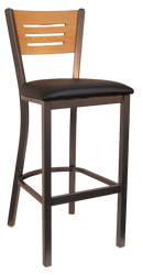 H&D Seating Index Back Metal Barstool