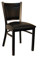 H&D Seating Upholstered Metal Chair - Set of 2