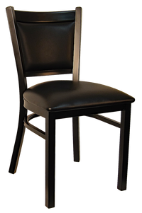 H&D Seating Upholstered Metal Chair - Set of 2