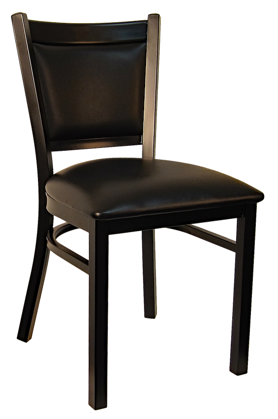 H&D Seating Upholstered Metal Chair - Set of 2