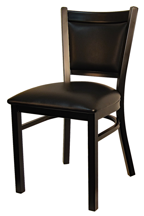 H&D Seating Upholstered Metal Chair - Set of 2